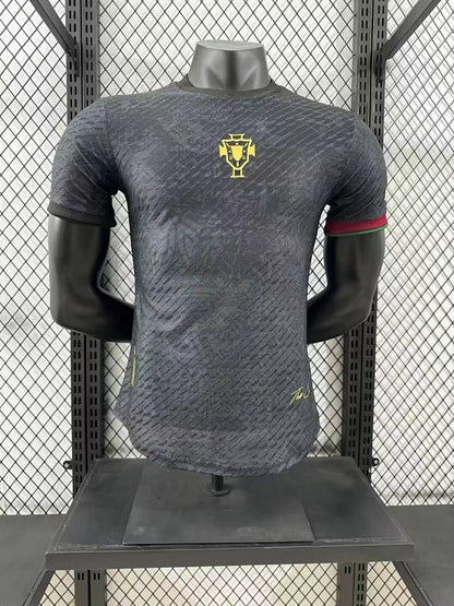 Portugal 23/24 Black/Grey Football Shirt