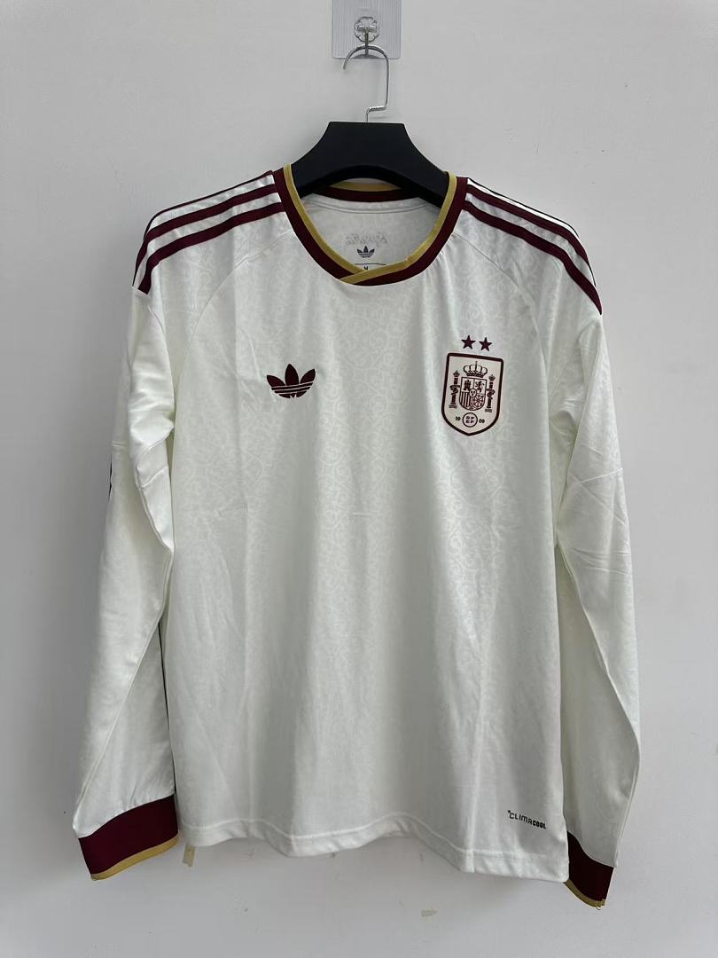 Spain 26/27 Away Long Sleeve Football Shirt