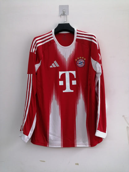 Bayern Munich 25/26 Home Long Sleeve Football Shirt