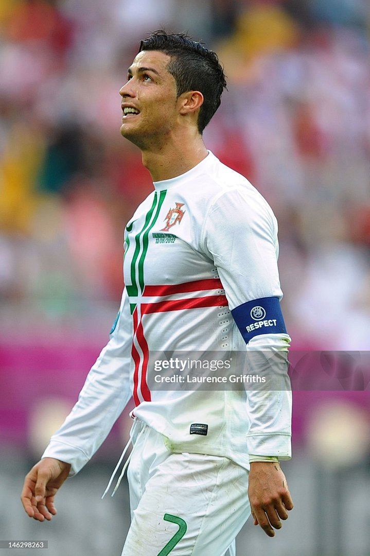 Portugal 2012 Away Player Version Long Sleeve Football Shirt