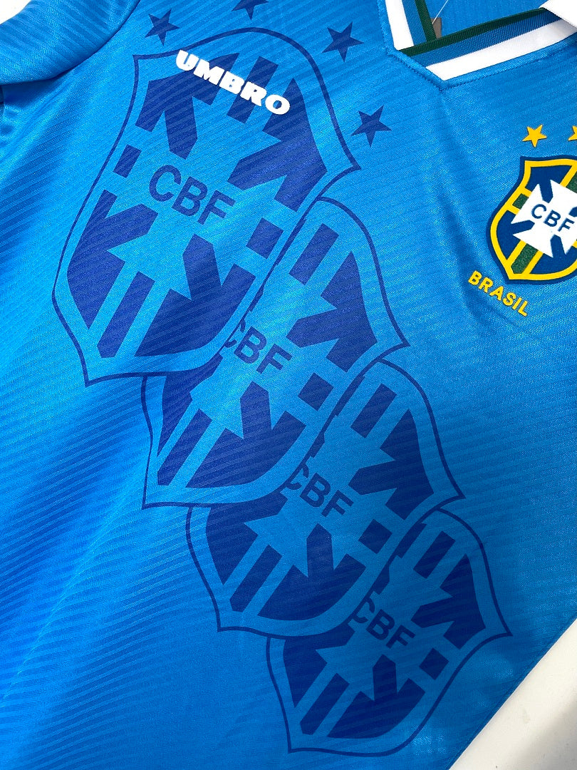 Brazil 1996 Away Long Sleeve Football Shirt