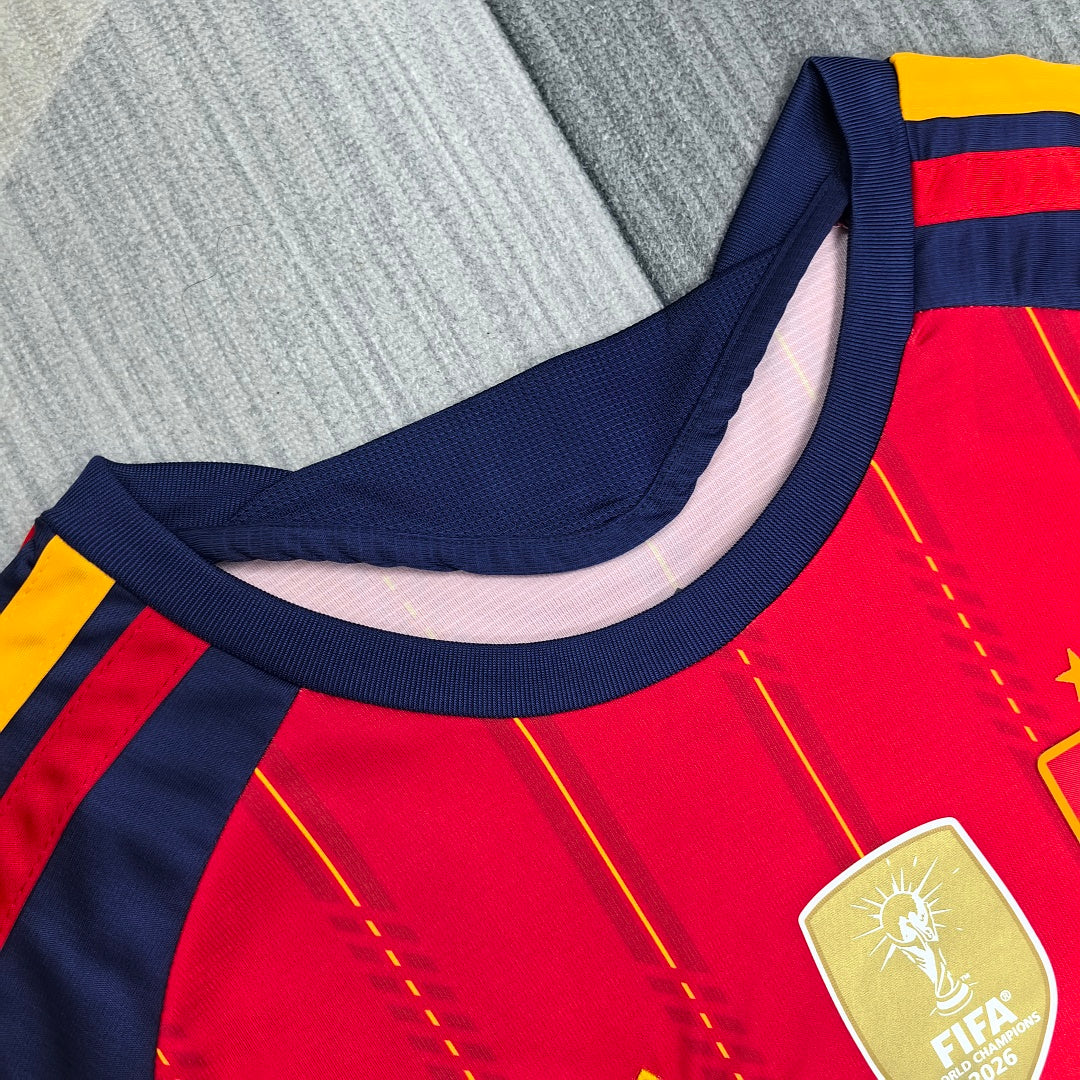 Spain 2026 Home Two Stars Football Shirt