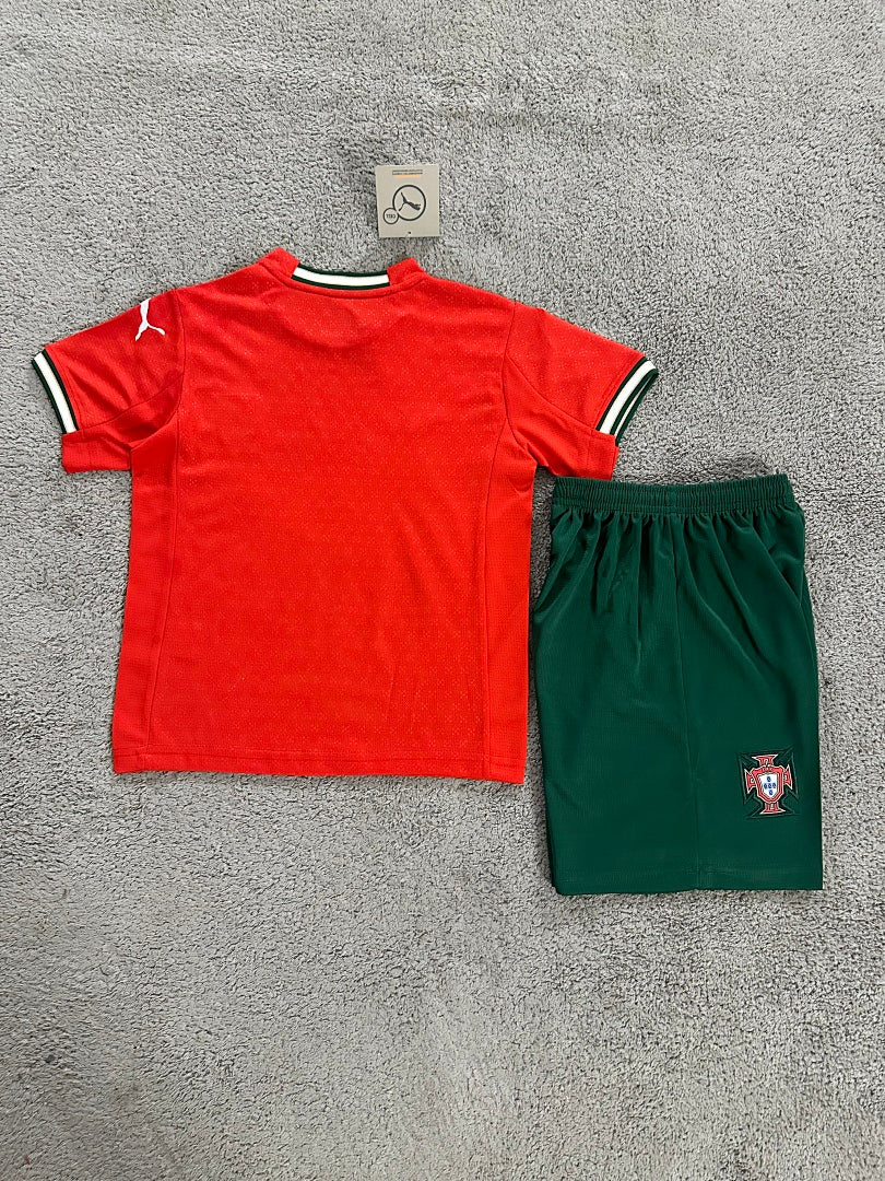 Kids Portugal 25/26 Home Football Shirt