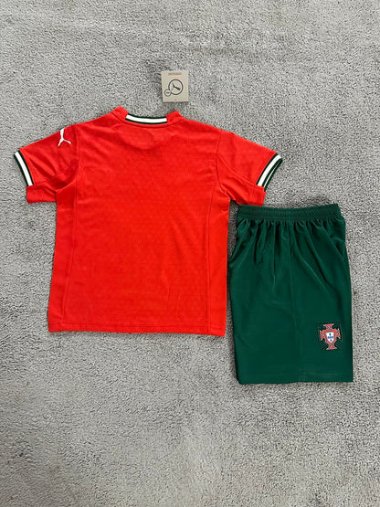 Kids Portugal 25/26 Home Football Shirt