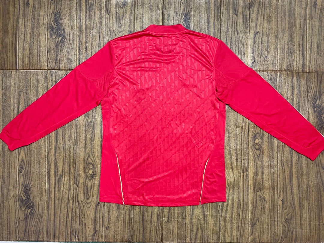 Liverpool 10/11 Home Long Sleeve Football Shirt