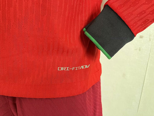 Portugal 24/25 Home Long Sleeve Football Shirt