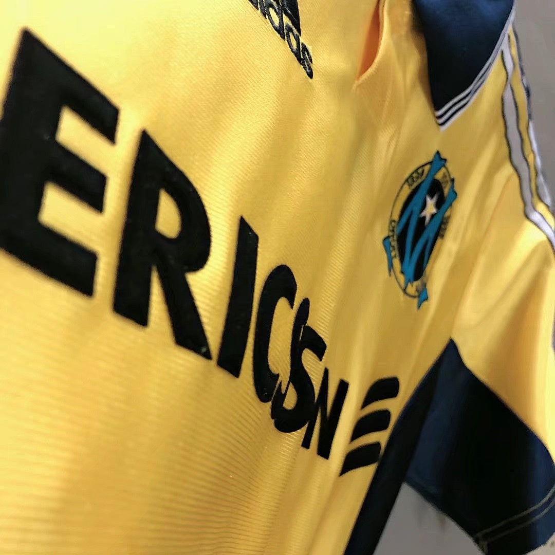Marseille 98/99 Away Gold Football Shirt