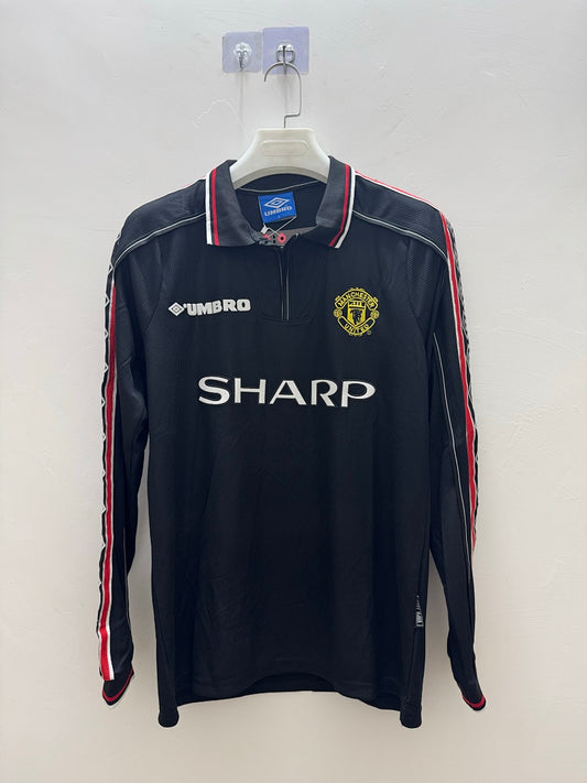 Manchester United 98/99 Black Long Sleeve Football Shirt