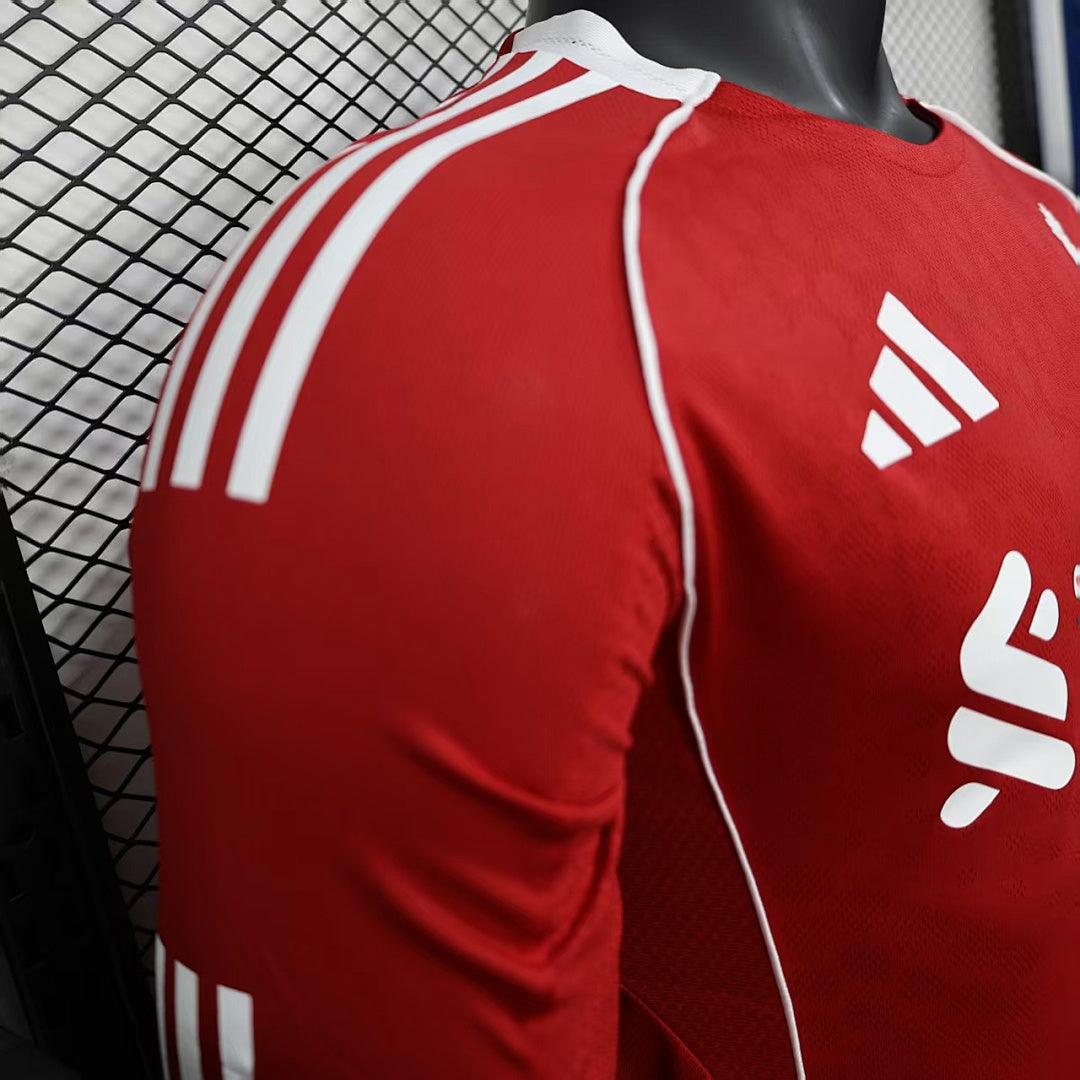 Liverpool 25/26 Home Long Sleeve Football Shirt