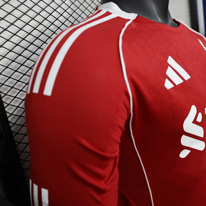 Liverpool 25/26 Home Long Sleeve Football Shirt