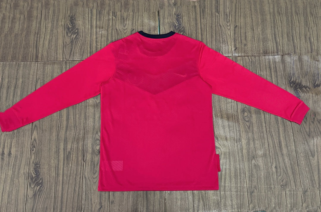 Manchester United 09/10 Home Long Sleeve Football Shirt
