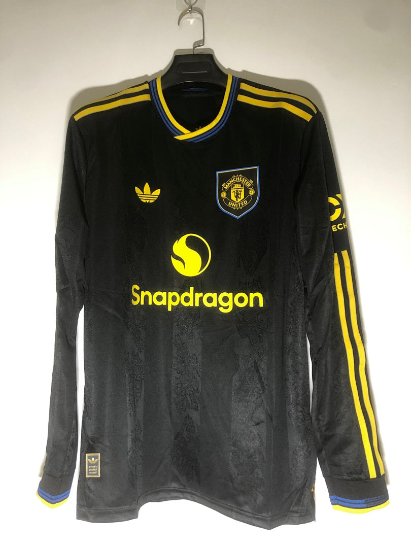Manchester United 25/26 Third Long Sleeve Player Version Football Shirt