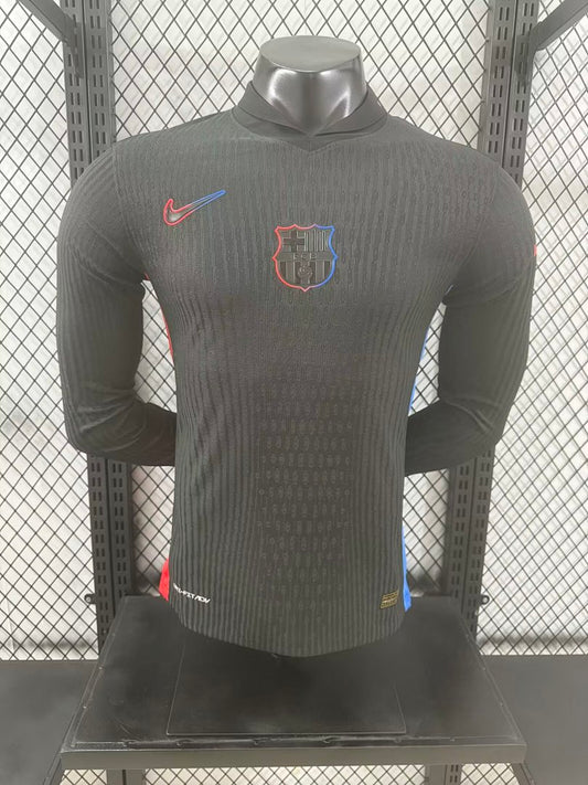Barcelona 24/25 Away Long Sleeve Football Shirt