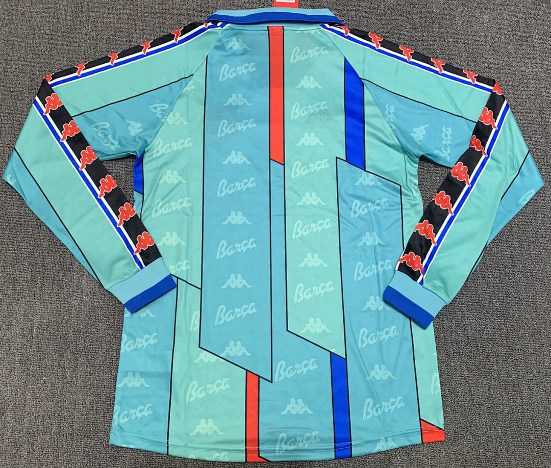 Barcelona 96/97 Away Long Sleeve Football Shirt