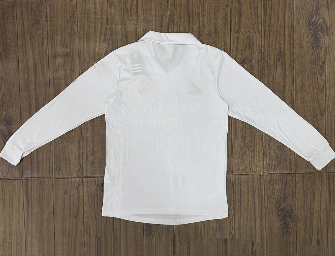 Real Madrid 02/03 Home Long Sleeve Football Shirt