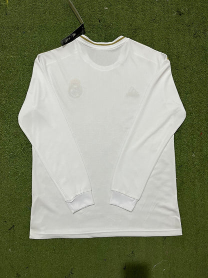 Real Madrid 19/20 Home Long Sleeve Football Shirt