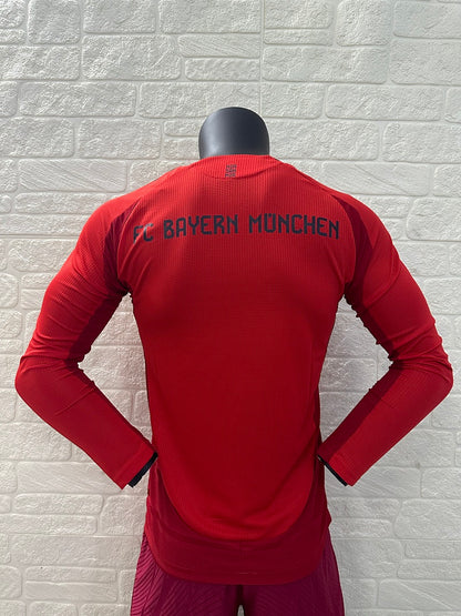 Bayern Munich 24/25 Home Long Sleeve Football Shirt