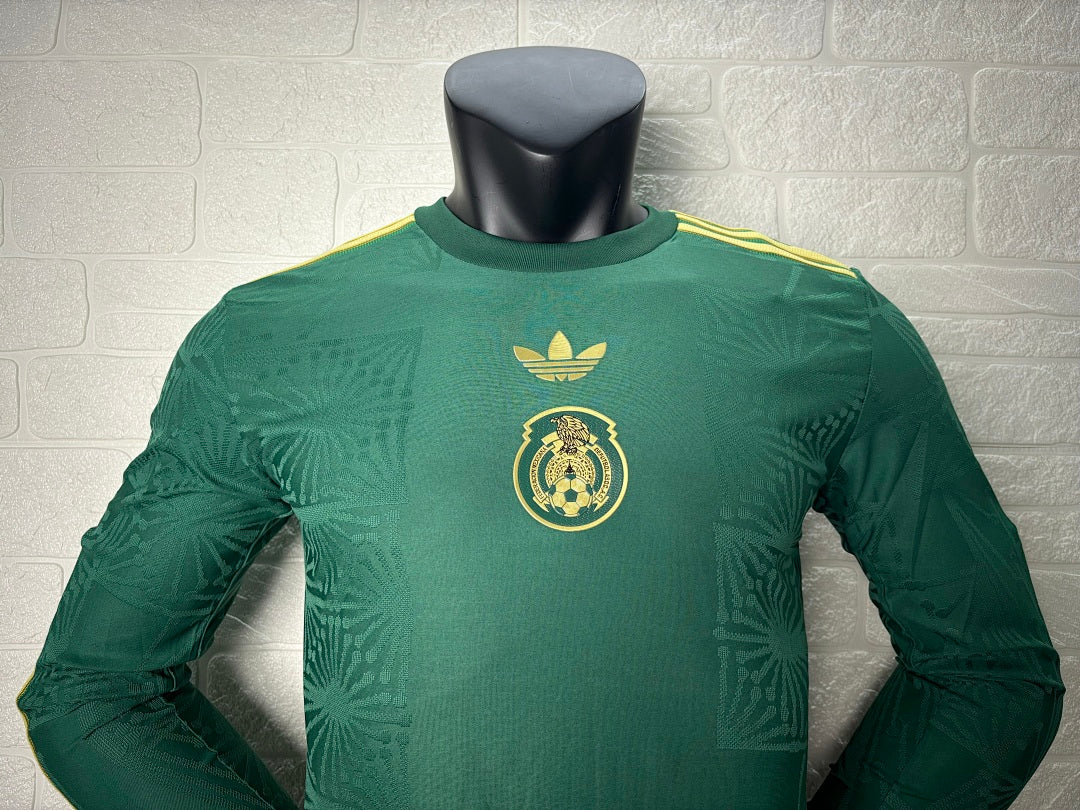 Mexico 25/26 Green Long Sleeve Football Shirt