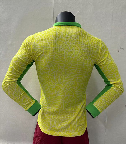 Brazil 24/25 Home Long Sleeve Football Shirt