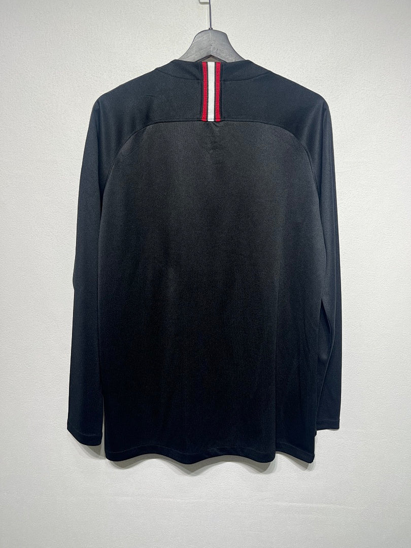 Paris Saint-Germain 18/19 Black Long Sleeve Football Shirt