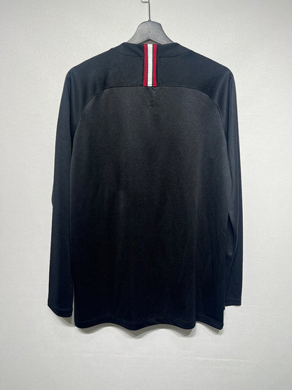Paris Saint-Germain 18/19 Black Long Sleeve Football Shirt