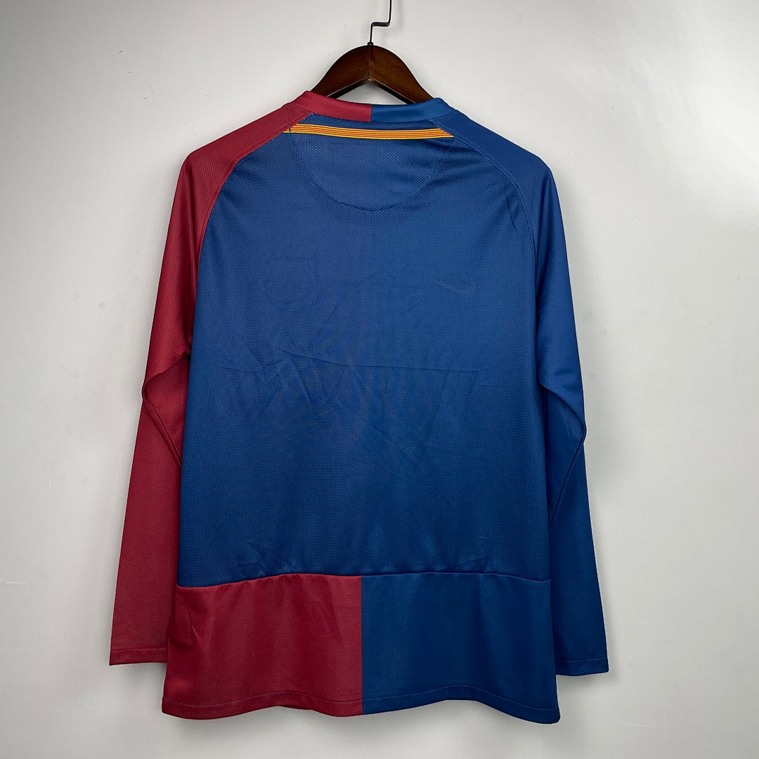 Barcelona 08/09 Home Long Sleeve Football Shirt