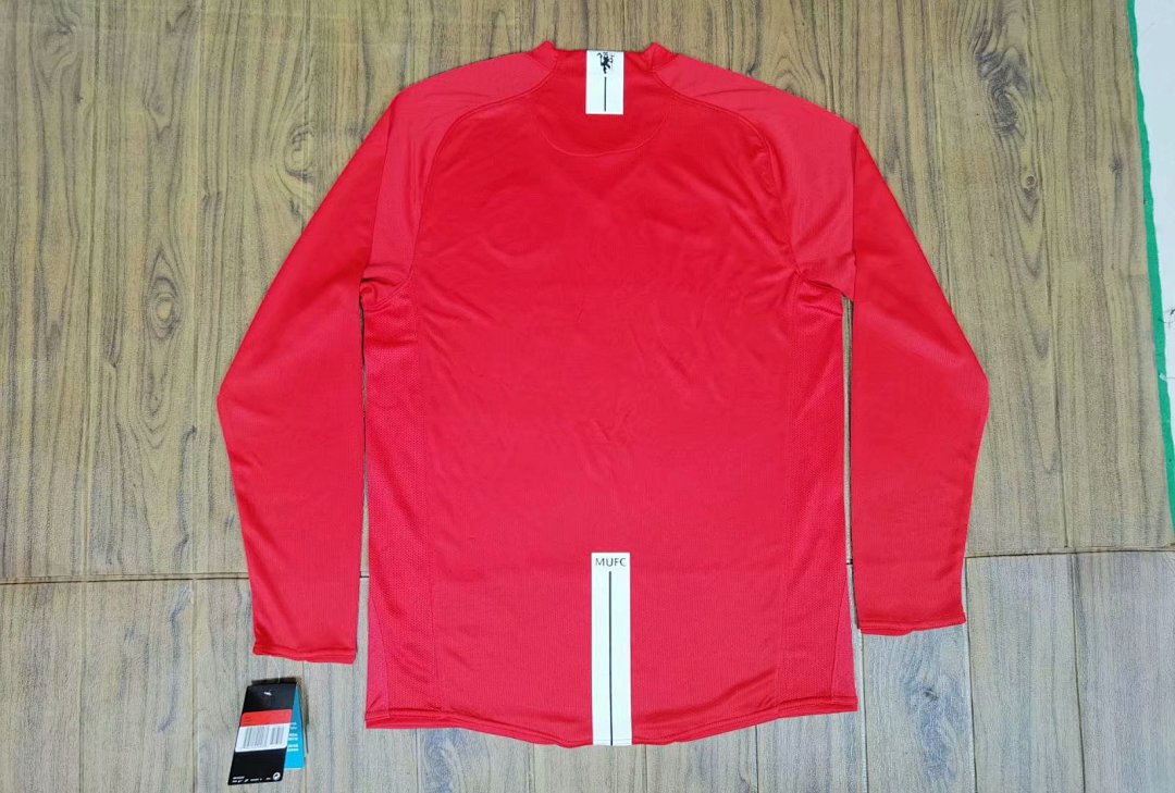 Manchester United 07/08 Long Sleeve Football Shirt
