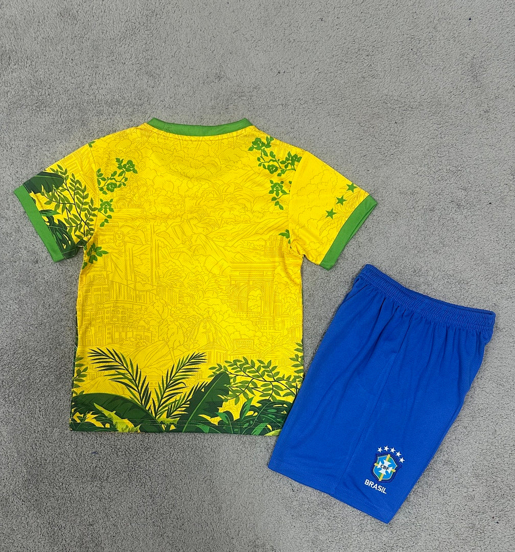 Brazil 2026 Yellow Football Shirt