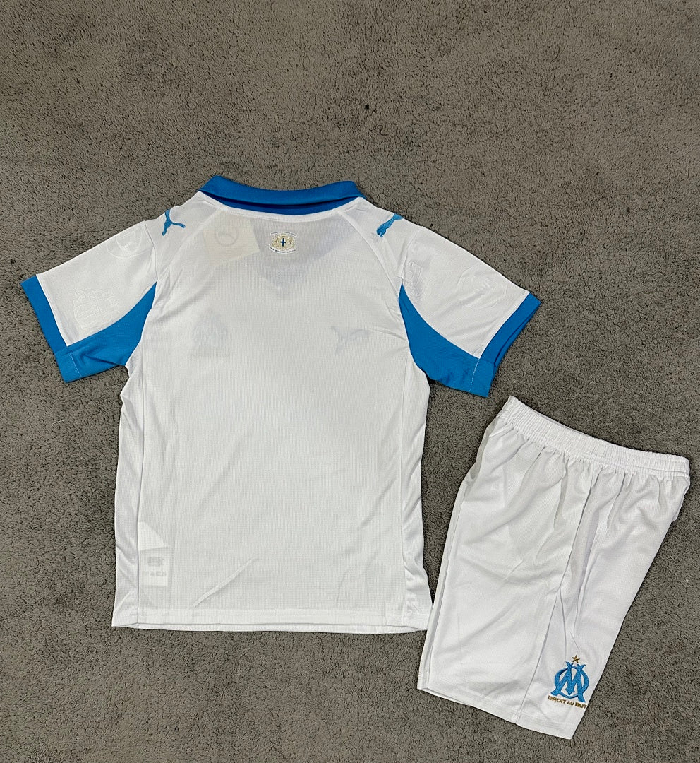 Kids Marseille 25/26 Home Football Shirt
