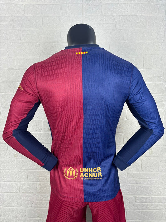 Barcelona 24/25 Home Long Sleeve Football Shirt