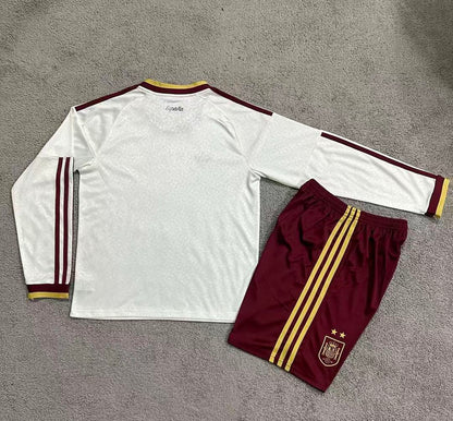 Spain 26/27 Away Two Stars Long Sleeve Football Shirt