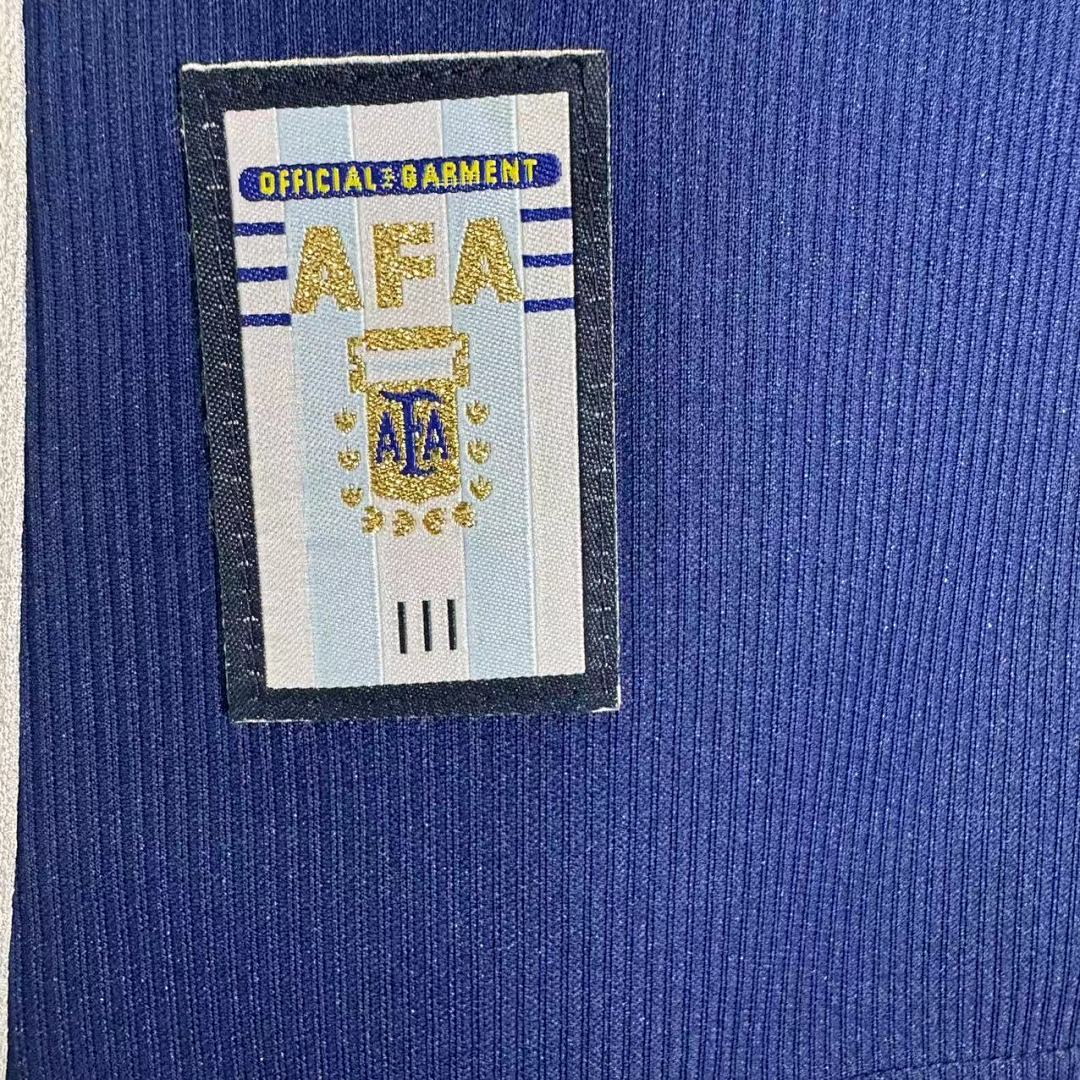 Argentina 1998 Away Football Shirt