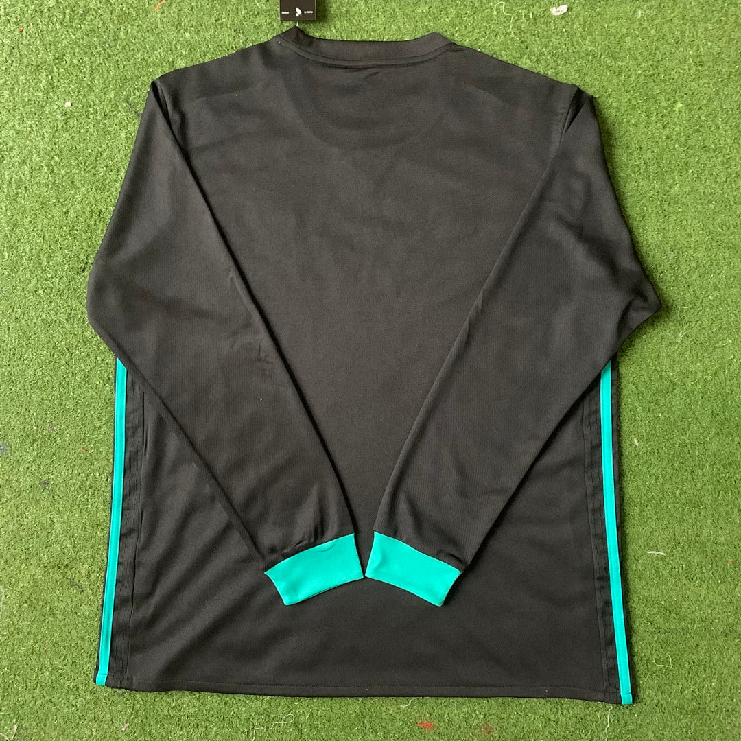 Real Madrid 17/18 Away Long Sleeve Football Shirt