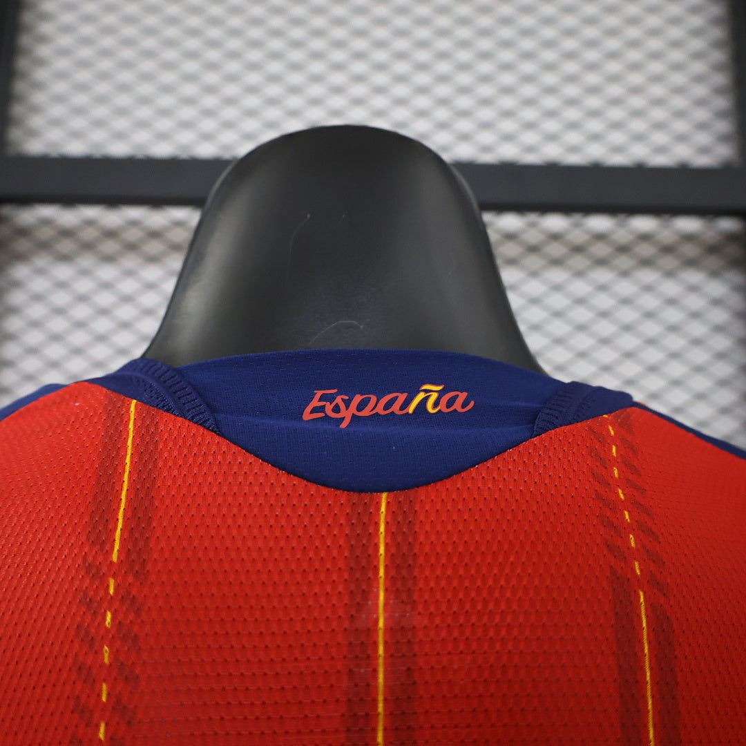 Spain 26/27 Home Two Stars Long Sleeve Football Shirt