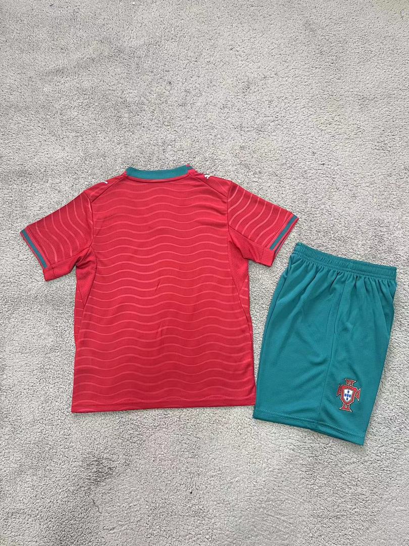 Kids Portugal 2026 Home Football Shirt