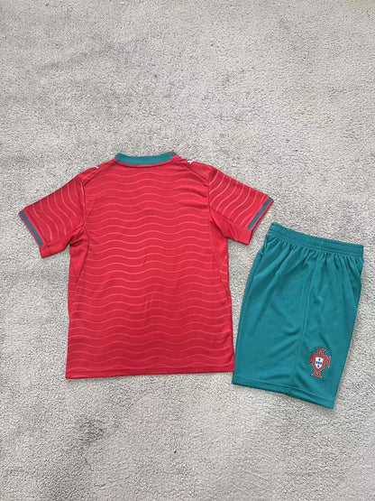 Kids Portugal 2026 Home Football Shirt