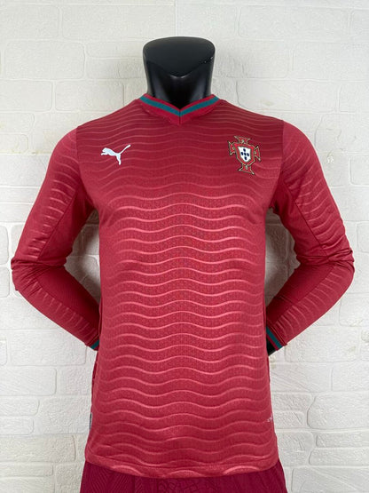 Portugal 26/27 Home Long Sleeve Player Version Football Shirt
