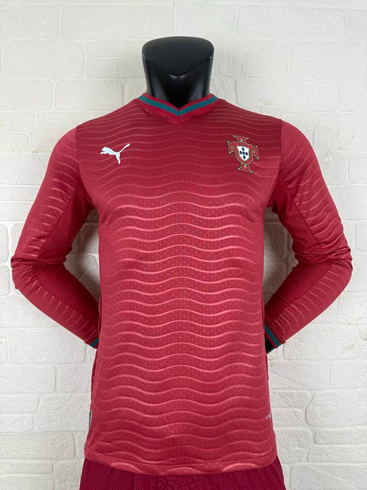 Portugal 26/27 Home Long Sleeve Player Version Football Shirt
