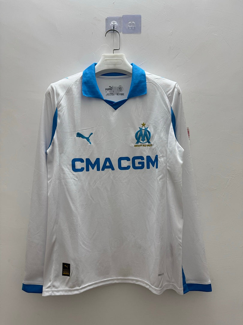 Marseille 25/26 Home Long Sleeve Football Shirt