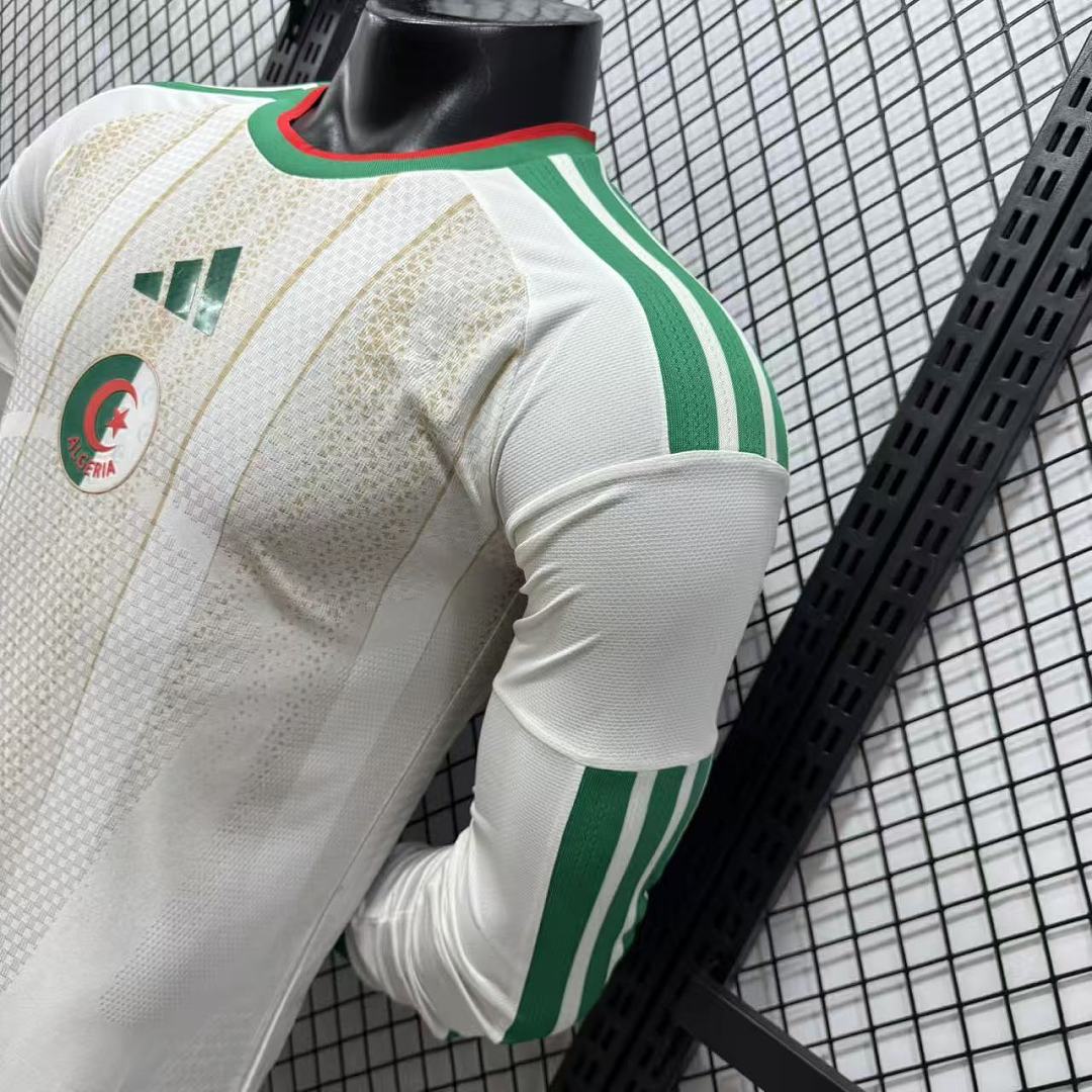Algeria 2026 Home Long Sleeve Football Shirt