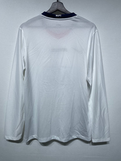 Manchester United 08/09 Away White Long Sleeve Football Shirt