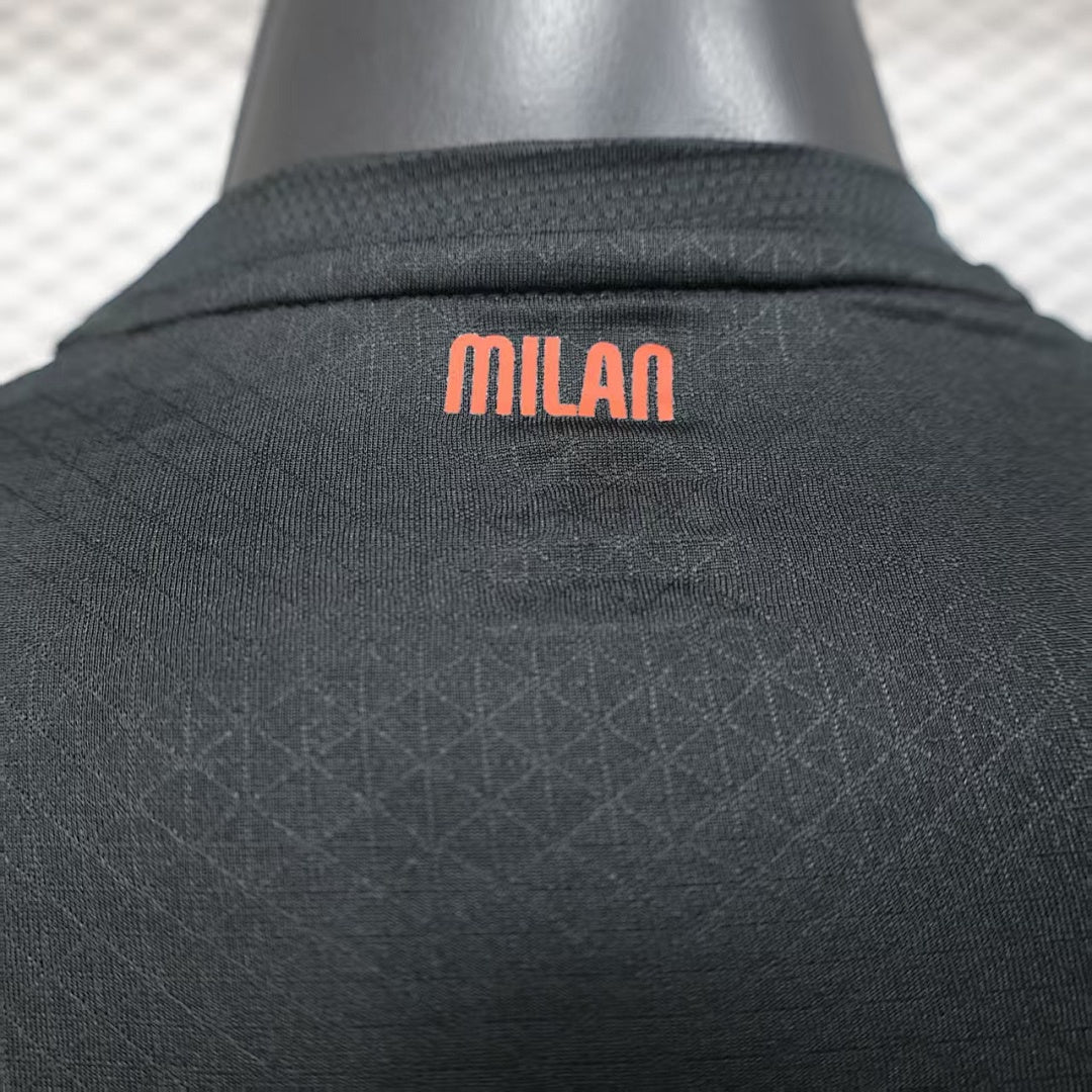 AC Milan 25/26 Home Long Sleeve Football Shirt