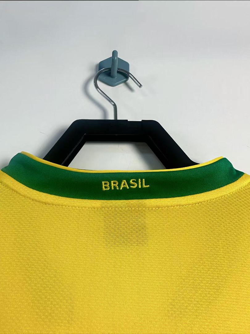 Brazil 2006 Home Long Sleeve Football Shirt