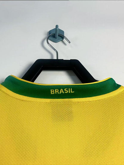 Brazil 2006 Home Long Sleeve Football Shirt
