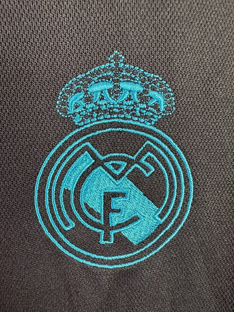 Real Madrid 17/18 Away Long Sleeve Football Shirt