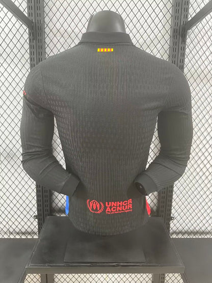 Barcelona 24/25 Away Long Sleeve Football Shirt