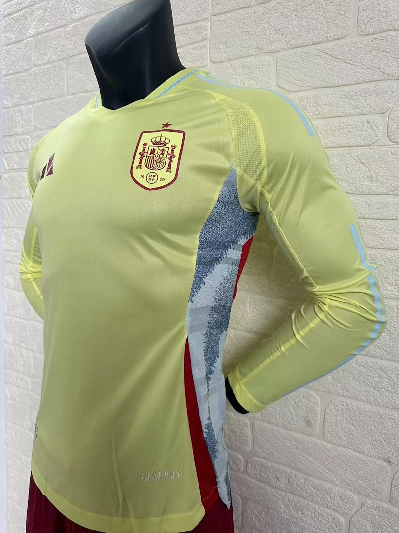 Spain 24/25 Away Long Sleeve Football Shirt