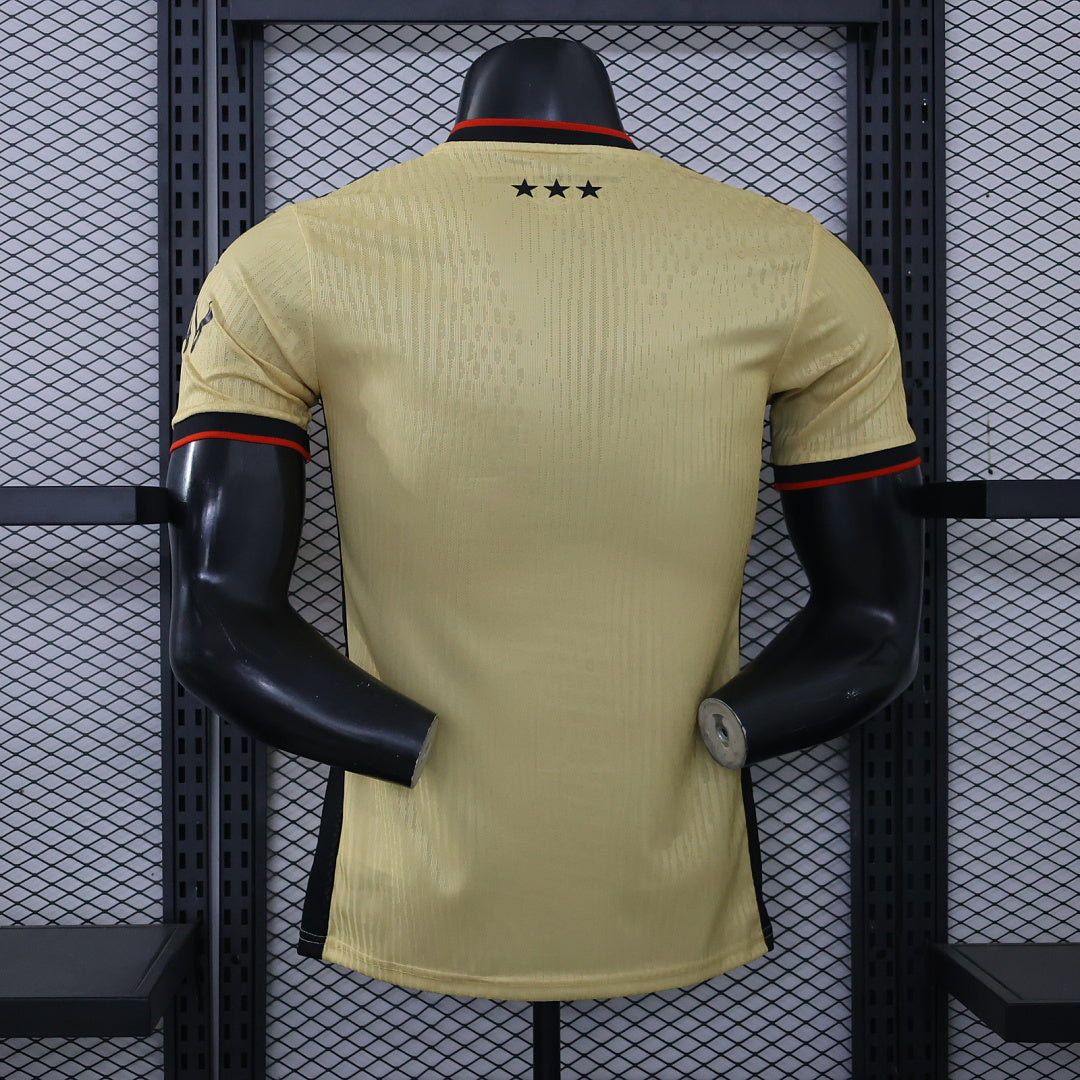 S XL 26/27 Away Yellow Player Version Football Shirt