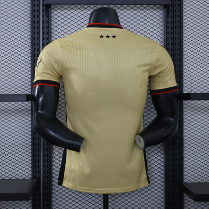 S XL 26/27 Away Yellow Player Version Football Shirt