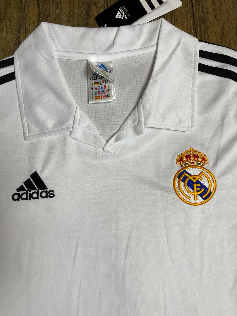 Real Madrid 01/02 Home Football Shirt